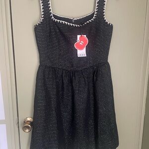 NWT Cider Tweed U-Neckline Mini Dress Sz S